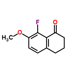 8-fluoro-7-Methoxy-3,4-dihydronaphthalen-1(2H)-one structure