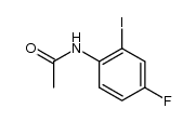 N-(4-Fluoro-2-iodophenyl)acetamide结构式
