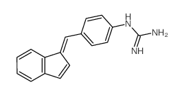 Guanidine,N-[4-(1H-inden-1-ylidenemethyl)phenyl]- Structure