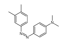 N,N-Dimethyl-p-(3,4-xylylazo)aniline structure