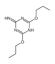 4,6-dipropoxy-1,3,5-triazin-2-amine结构式
