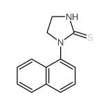 1-naphthalen-1-ylimidazolidine-2-thione Structure