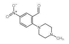 2-(4-Methylpiperazino)-5-nitrobenzenecarbaldehyde Structure