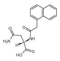 N[1]naphthylacetyl-L-aspartic acid-4-amide Structure