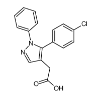 5-(4-Chlorophenyl)-1-phenyl-1H-pyrazole-4-acetic acid picture