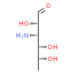 3-Amino-3,6-dideoxy-D-mannose Structure