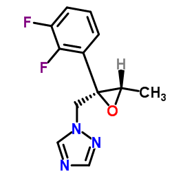 1-{[(2R,3S)-2-(2,3-Difluorophenyl)-3-methyl-2-oxiranyl]methyl}-1H-1,2,4-triazole Structure