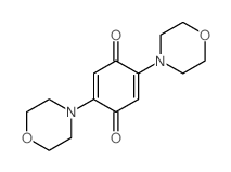 2,5-Cyclohexadiene-1,4-dione,2,5-di-4-morpholinyl- Structure