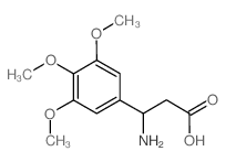 3-AMINO-3-(3,4,5-TRIMETHOXY-PHENYL)-PROPIONIC ACID structure