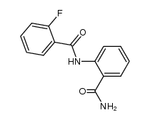 2-(2-fluorobenzoyl)-amino-benzamide结构式