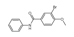 3-bromo-4-methoxy-benzoic acid anilide结构式