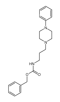 [3-(4-phenylpiperazin-1-yl)propyl]carbamic acid benzyl ester Structure