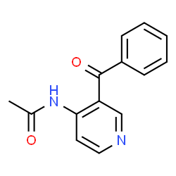 N-(3-BENZOYLPYRIDIN-4-YL)ACETAMIDE结构式