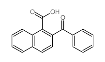 2-benzoylnaphthalene-1-carboxylic acid结构式