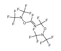 perfluoro-[1,3-bis(dimethylamino-oxy)-2-azapropene]结构式