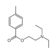 2-(diethylamino)ethyl 4-methylbenzoate Structure