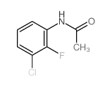 N-(3-Chloro-2-fluoro-phenyl)acetamide结构式