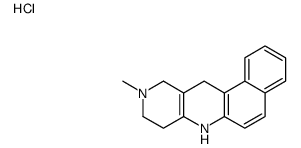 10-methyl-7,8,9,10,11,12-hexahydronaphtho[2,1-b][1,6]naphthyridin-10-ium,chloride Structure