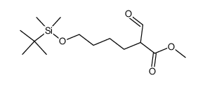 2-[4-(tert-butyldimethylsilanyloxy)butyl]-3-hydroxyacrylic acid methyl ester Structure