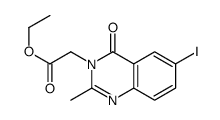 ethyl 2-(6-iodo-2-methyl-4-oxoquinazolin-3-yl)acetate Structure