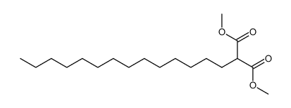 dimethyl tetradecylpropanedioate Structure