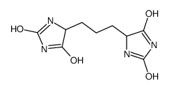 5-[3-(2,5-dioxoimidazolidin-4-yl)propyl]imidazolidine-2,4-dione结构式