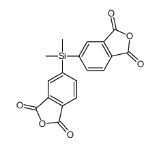 5-[(1,3-dioxo-2-benzofuran-5-yl)-dimethylsilyl]-2-benzofuran-1,3-dione Structure