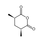 (3R,5S)-3,5-dimethyldihydro-2H-pyran-2,6(3H)-dione结构式