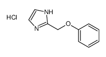 2-(phenoxymethyl)-1H-imidazole,hydrochloride结构式