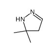 5,5-dimethyl-1,4-dihydropyrazole结构式