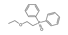 β-diphenylphosphorylethyl ethyl ether Structure