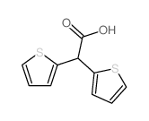 2-Thiopheneacetic acid, .alpha.-2-thienyl- Structure
