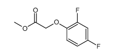 2-(2,4-二氟苯氧基)乙酸甲酯结构式