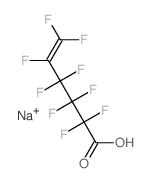 5-Hexenoic acid,2,2,3,3,4,4,5,6,6-nonafluoro-, sodium salt (1:1)结构式