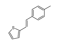 (E)-1-(4-methyl)phenyl-2-(2-thienyl)ethene Structure