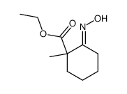 ethyl 2-(hydroxyimino)-1-methylcyclohexanecarboxylate结构式