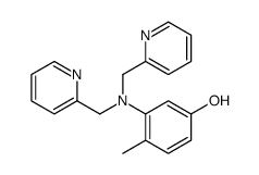 3-[bis(pyridin-2-ylmethyl)amino]-4-methylphenol Structure