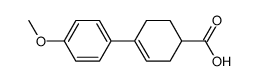 4-(4-methoxy-phenyl)-cyclohex-3-enecarboxylic acid结构式