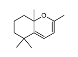 2,5,5,8a-tetramethyl-6,7,8,8a-tetrahydro-5H-chromene Structure