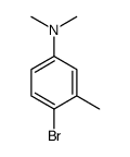 4-溴-N,N,3-三甲基苯胺结构式