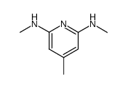 2,6-Pyridinediamine,N,N,4-trimethyl- (9CI) structure