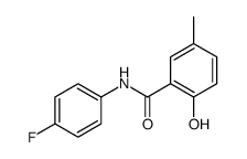 Benzamide, N-(4-fluorophenyl)-2-hydroxy-5-methyl- (9CI) structure
