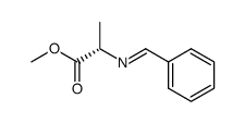 2-(benzylidene-amino)-propionic acid methyl ester Structure