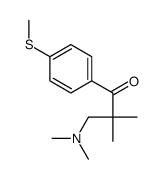 3-(dimethylamino)-2,2-dimethyl-1-(4-methylsulfanylphenyl)propan-1-one结构式