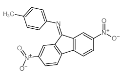 N-(4-methylphenyl)-2,7-dinitro-fluoren-9-imine Structure