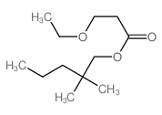 2,2-dimethylpentyl 3-ethoxypropanoate结构式