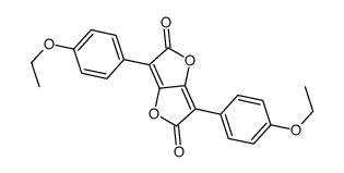 3,6-bis(4-ethoxyphenyl)furo[3,2-b]furan-2,5-dione Structure