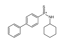 Diphenyl(cyclohexylamino)phosphine sulfide structure