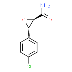 (2R,3S)-3-(4-CHLOROPHENYL)OXIRANE-2-CARBOXAMIDE结构式