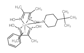 benzenethiolate; cobalt; N-[(Z)-3-nitrosobut-2-en-2-yl]hydroxylamine; 4-tert-butylpyridine结构式